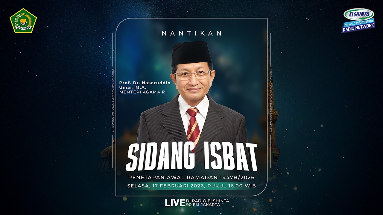 🔴LIVE: Sidang Isbat Penetapan Awal Ramadan 1447H/2026