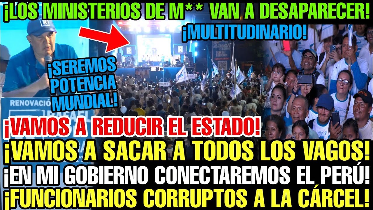 PORKY REVIENT4 PUCALLPA CON GRAN MITIN Y DA SU PLAN RENOVADOR PARA QUE EL PERÚ SEA POTENCIA MUNDIAL