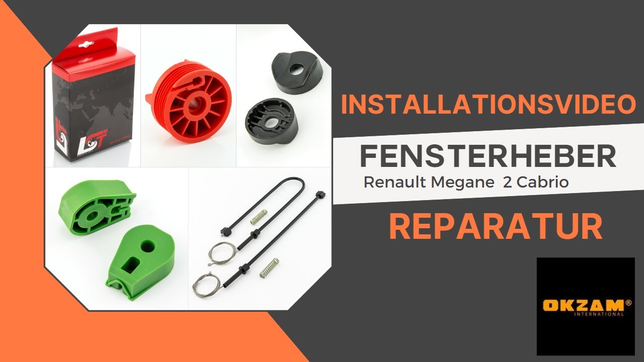 Renault Megane II 2 CC Cabrio Fensterheber Reparatur