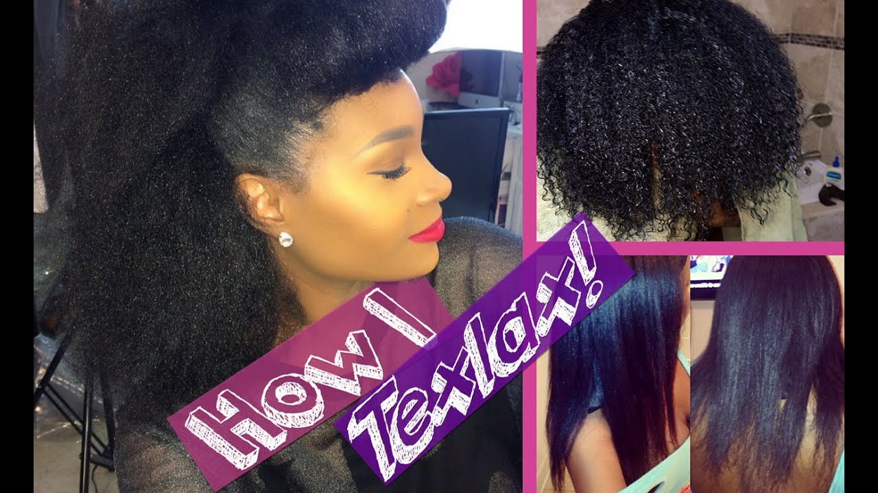 TEXLAXING : How I texlax my hair! Step By Step instructions