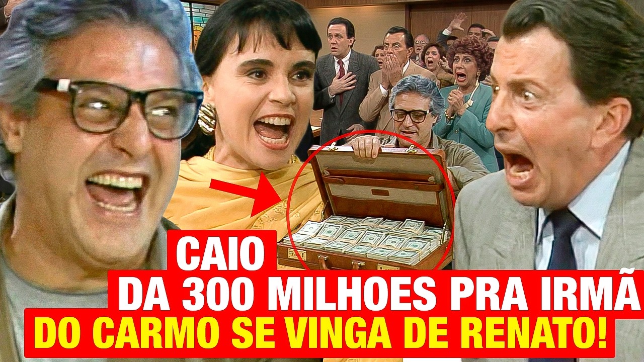 RAINHA DA SUCATA: QUARTA 11/02 - Caio DÁ 300 MILHÕES PRA MARIA DO CARMO e ela faz RENATO SE DAR MAL!