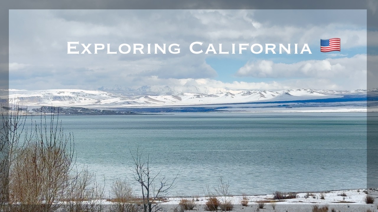 🇺🇸Exploring California 🇺🇸 US 395 S - Eastern Sierra Scenic Byway - Winter road trip to Mammoth Lakes
