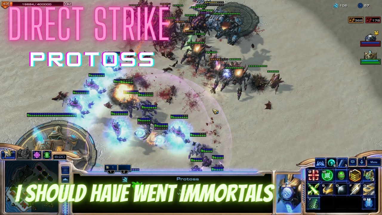 Starcraft 2 Direct Strike Protoss: I Should Have Went Immortals