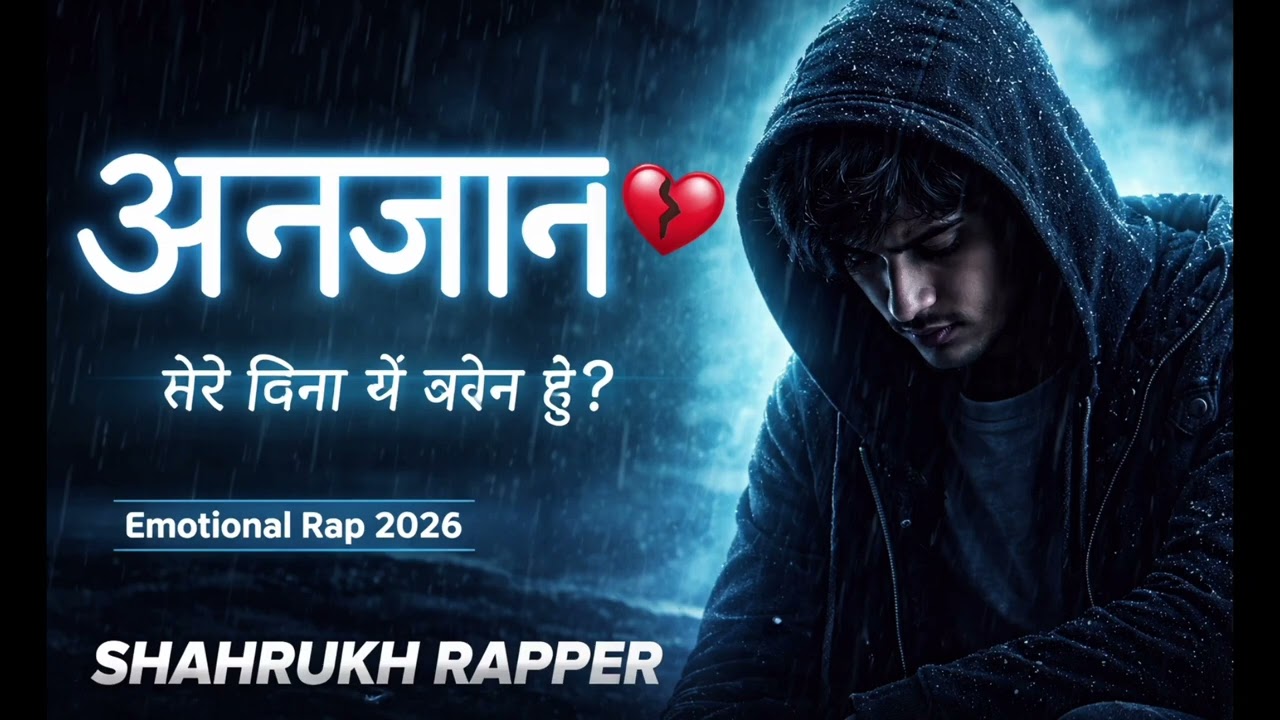 #ShahrukhRapper #Anjaan #SadRap #HindiRap #EmotionalSong #BrokenHeart #LoveStoryRap #AloneSong #2026