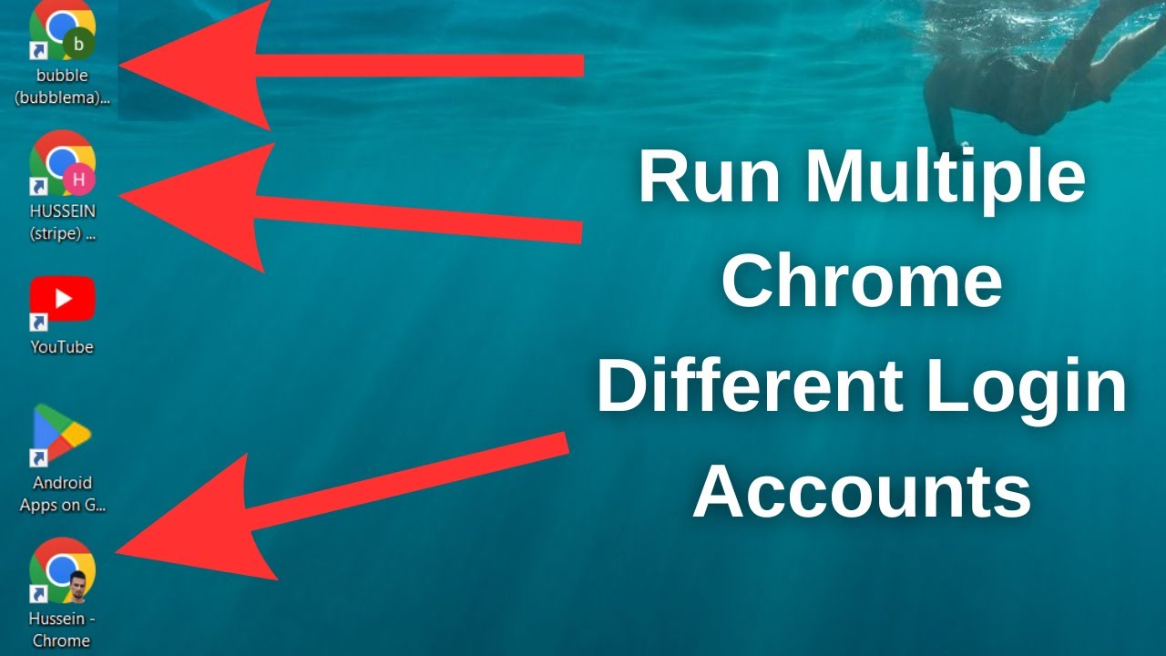 How To Run Multiple Chrome Browsers For Multiple Different Login Accounts on Laptop / PC