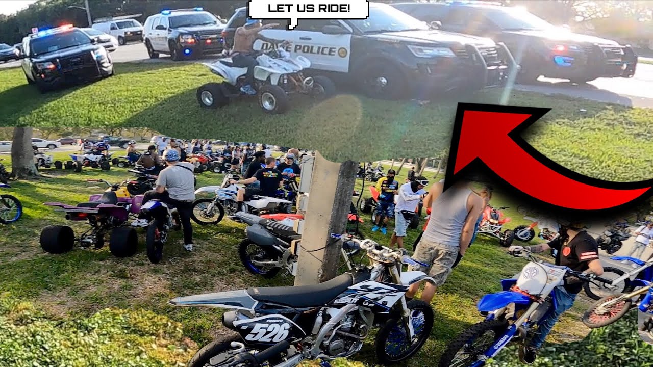 HE ASKED POLICE TO LET US RIDE! ( 2000+ BIKES GVO RIDEOUT 2022 )