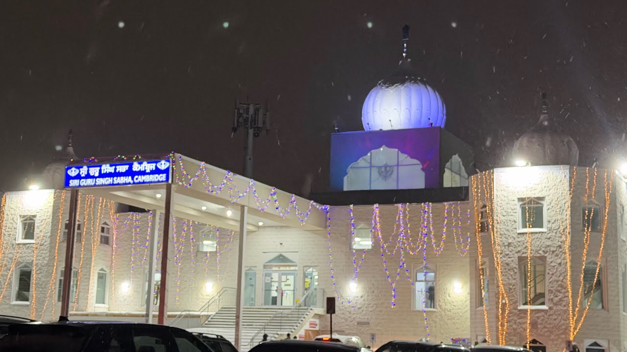 Siri Guru Singh Sabha Gurudwara Cambridge Canada 📍Happy new year 2k26💐 First Vlog, Beginning vlog