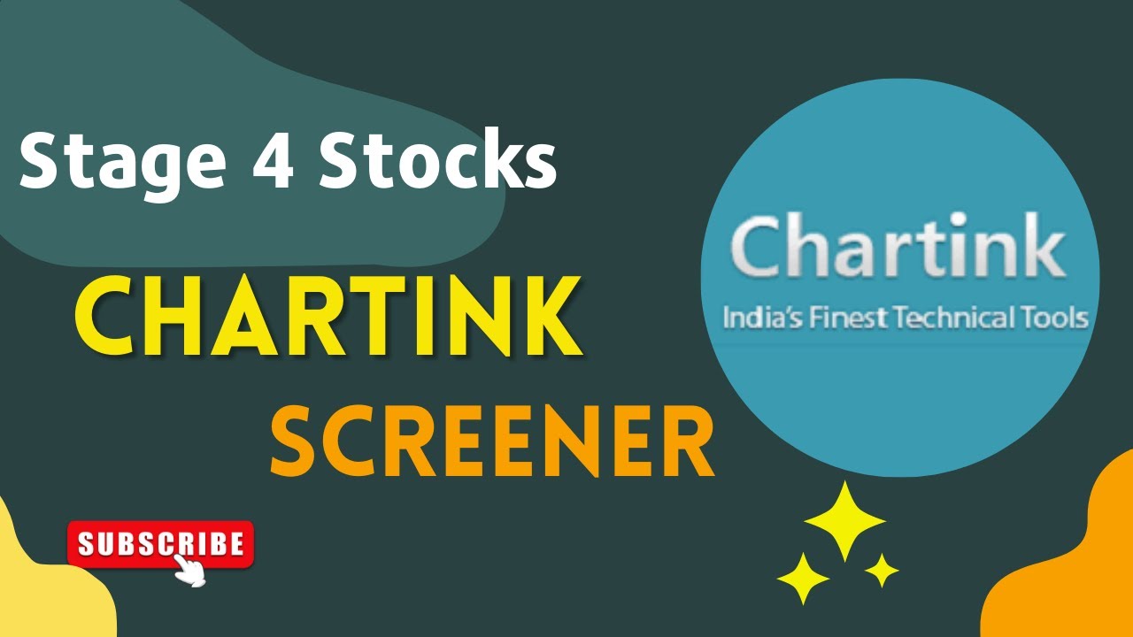 Как определить акции с нисходящим трендом? | CHARTINK SCREENER | STAGE ANALYSIS
