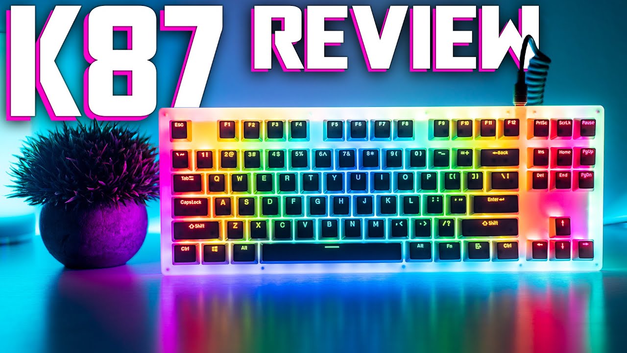 Unboxing and Review - Womier K87 INSANE RGB Mechanical Gaming Keyboard