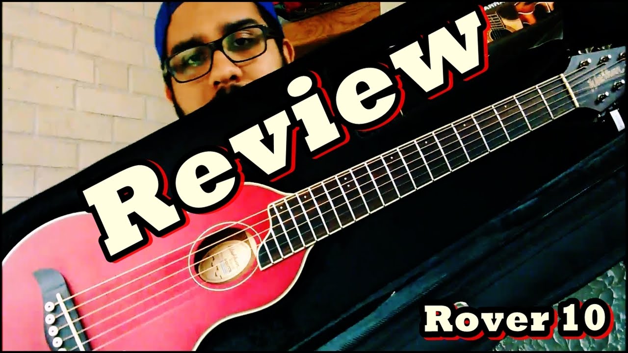 Washburn Rover R10 steel strings Travel Guitar - Review (Unboxing)