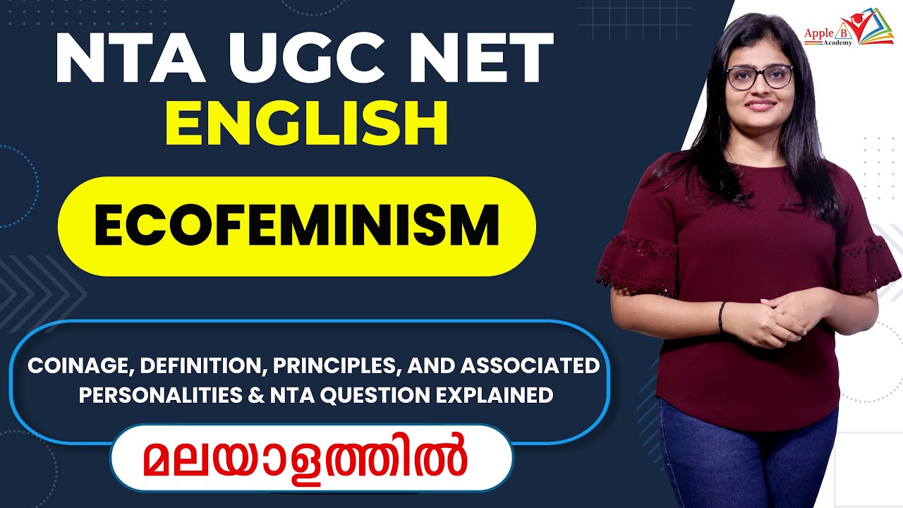 Ecofeminism | NTA UGC NET JRF English Classroom & Online Coaching | Apple B Academy