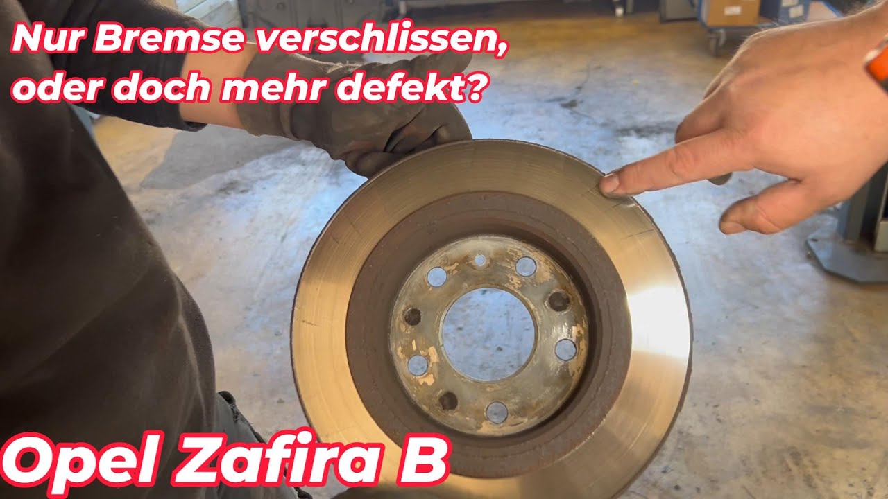 Zafira B: So tauschen wir Bremsscheiben & Bremsbeläge hinten