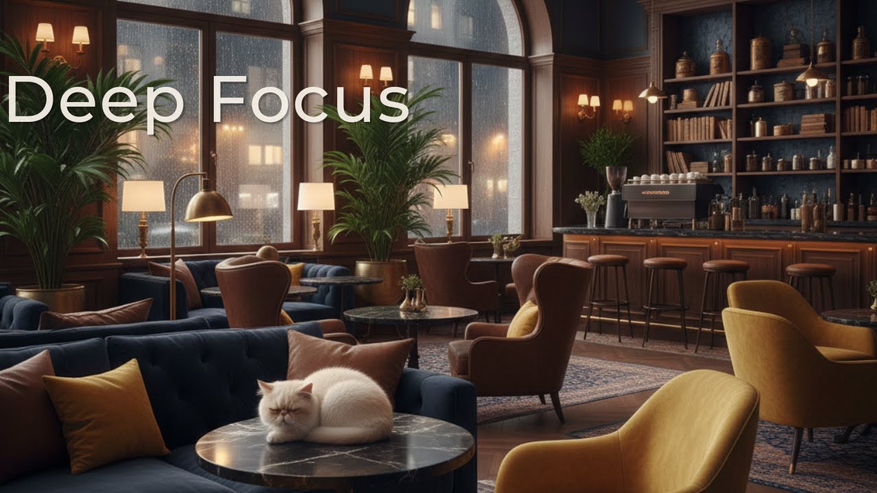Deep Focus Cafe Jazz 🎧 133 Minutes of Soft Guitar & Piano for Work, Study & Calm Productivity