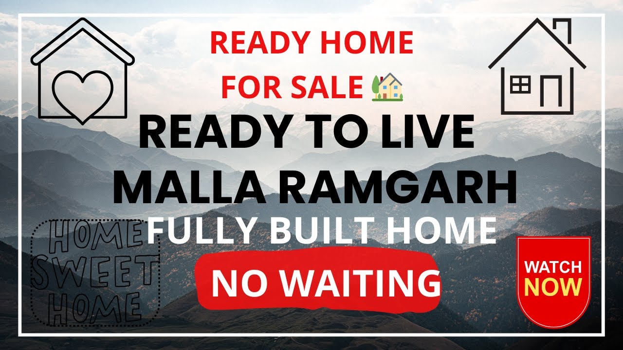 Fully Constructed Home for Sale in Malla Ramgarh | Ready to Move |Move-In Ready Home