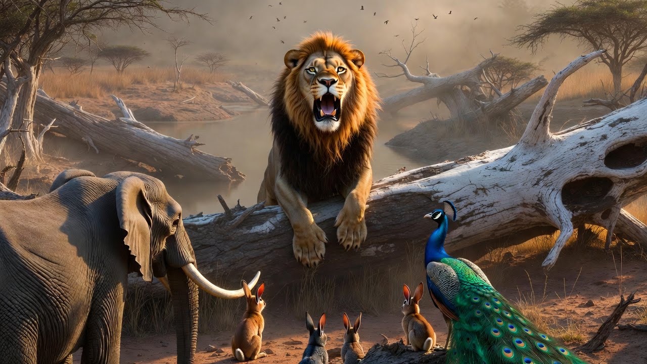 The Lion and the Magic River 🦁 | A Beautiful Story of Teamwork | Pixar Style Kids Movie