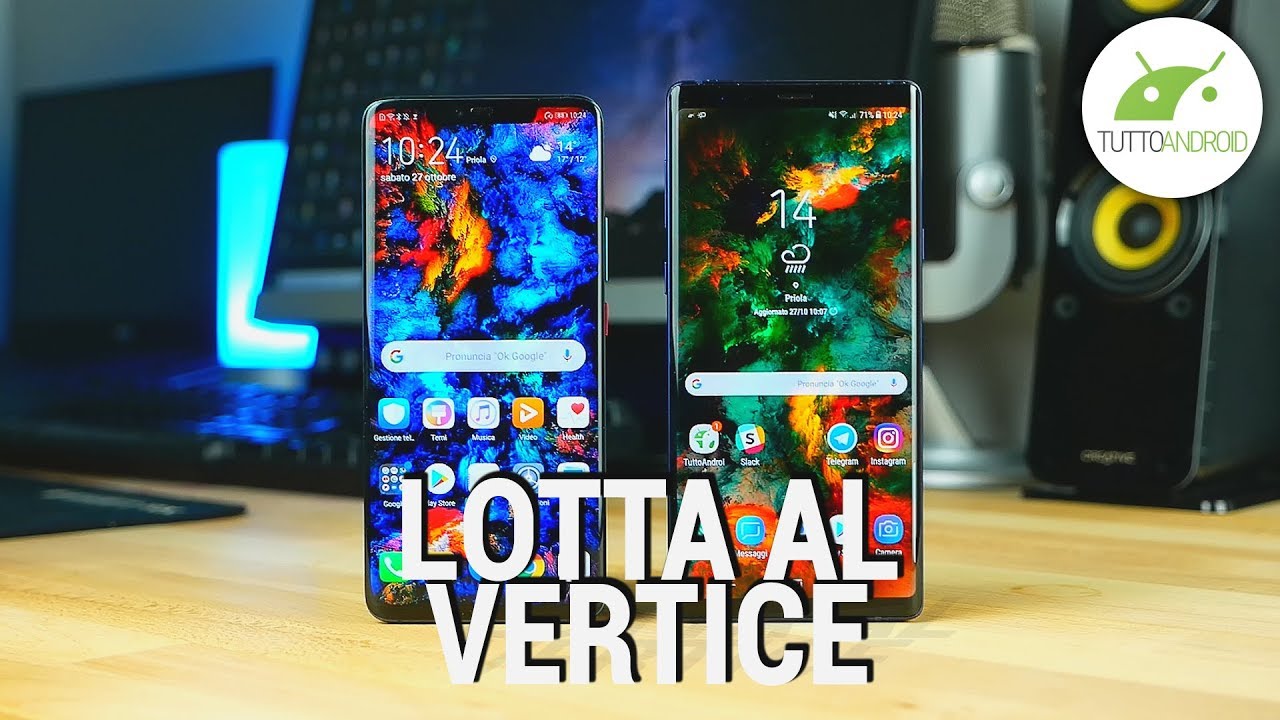 Huawei MATE 20 Pro vs Samsung NOTE 9, QUALE SCEGLIERE? | CONFRONTO | ITA | TuttoAndroid