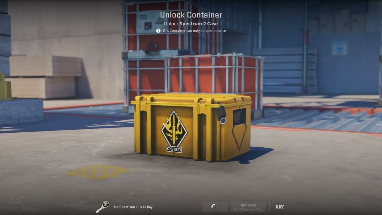 Opening a CS2 case until a Gold appears.... DAY 506