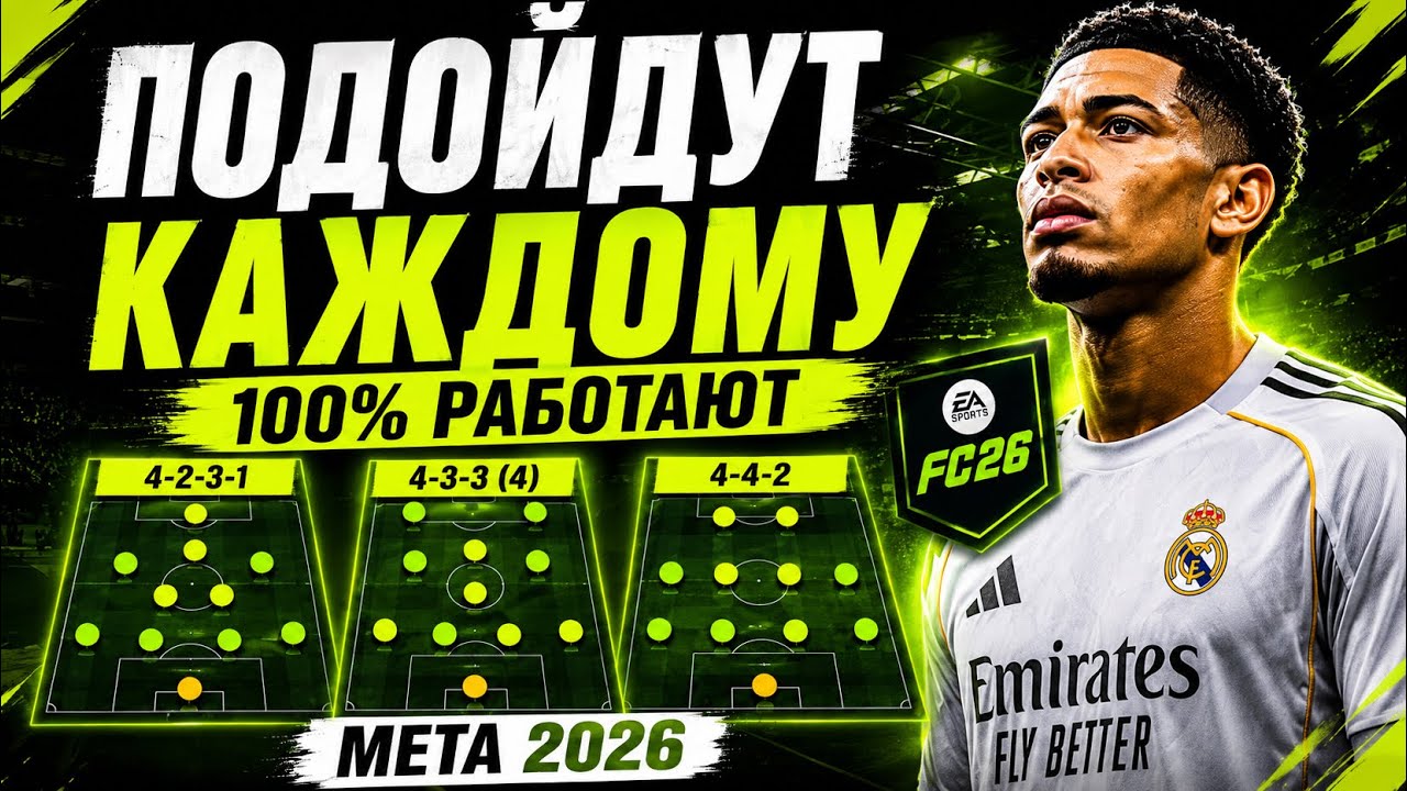 3 СХЕМЫ, КОТОРЫЕ ПОМОГУТ ПОБЕЖДАТЬ В FC 26 | ЛУЧШИЕ ТАКТИКИ И РОЛИ
