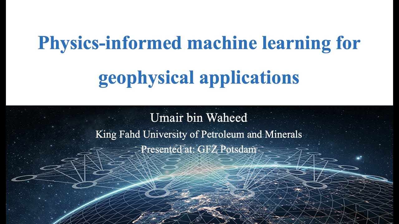 Physics-informed machine learning for geophysical applications