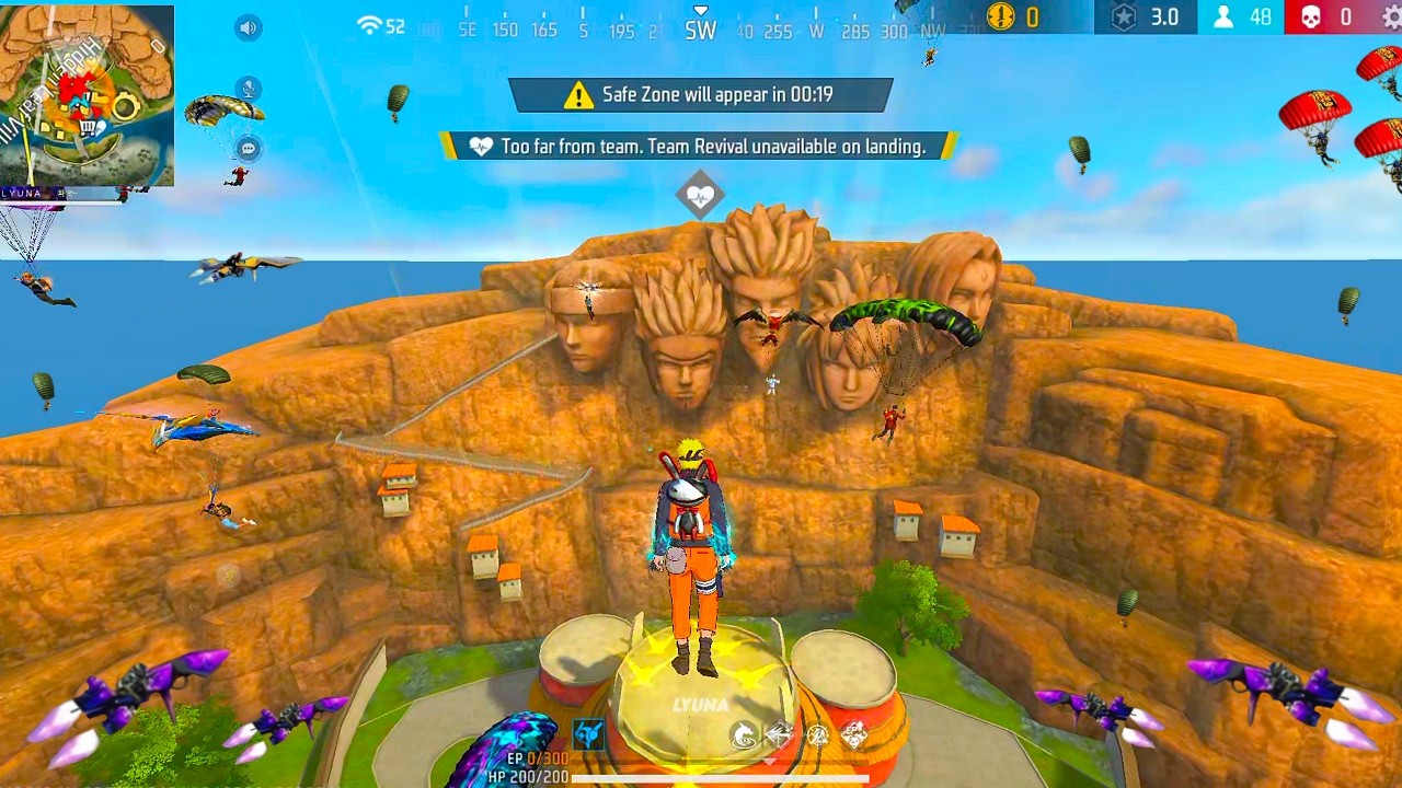 NARUTO SHIPPUDEN CHAPTER 1💪99% Headshot🎯30 Kill⚡| Solo Vs Squad Full Gameplay | intel i5 🖥 Freefire