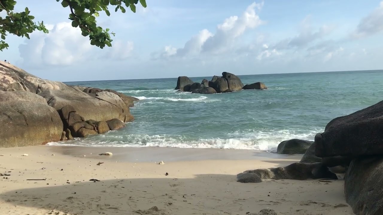 Secret Thai beach smoking spot.