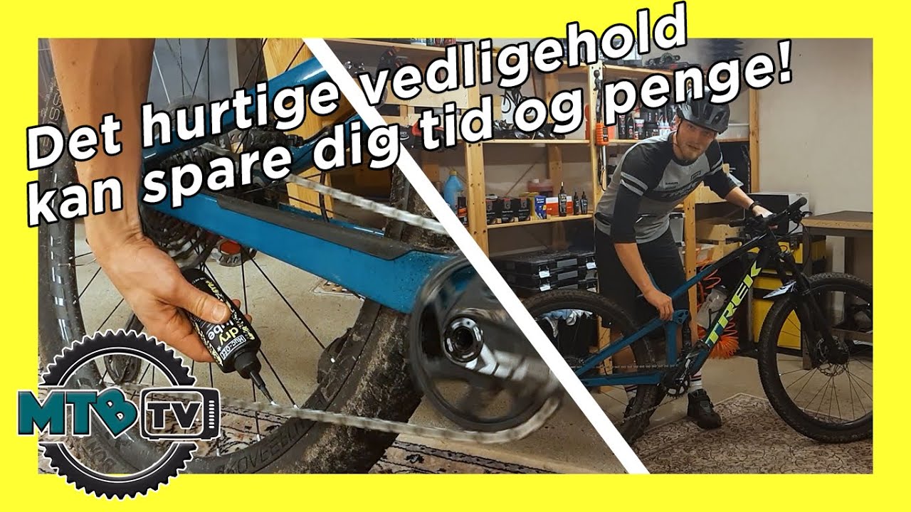 Sådan laver du hurtig vedligehold på din cykel!