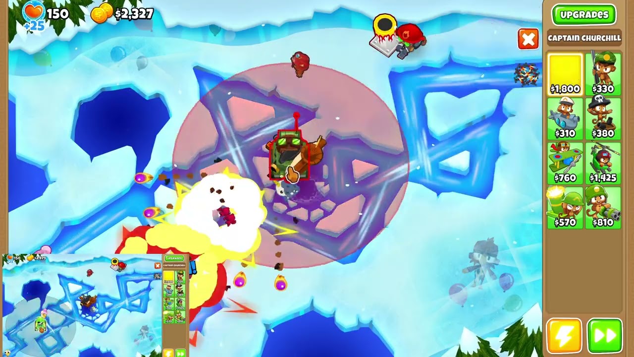 Davis Xdein: Bloons TD 6 -  Frozen Over on Medium/Military Only - Raffle Tickets Challenge