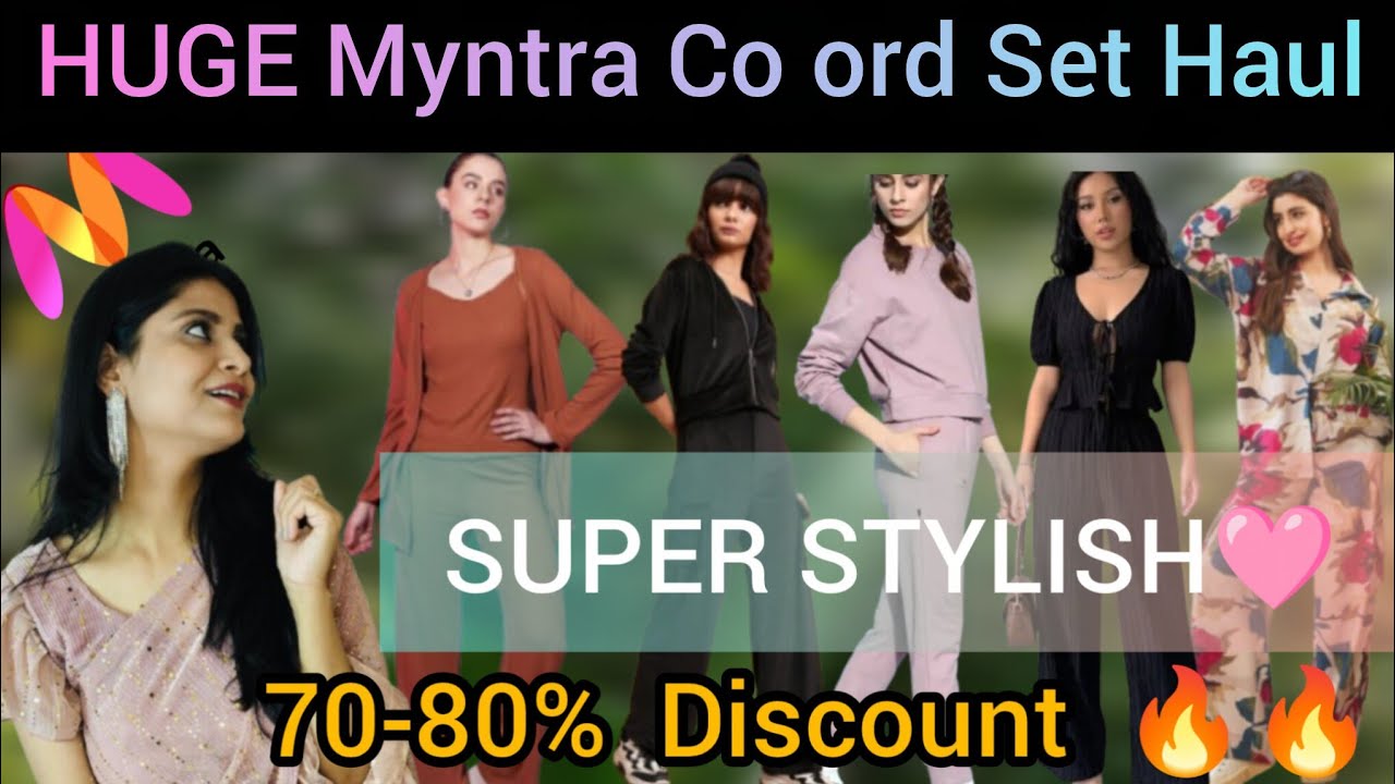 SUPER Amazing Myntra Co-ord Set HAUL😱😱 | Wedding Guest & Affordable Wear| Winter Wear
