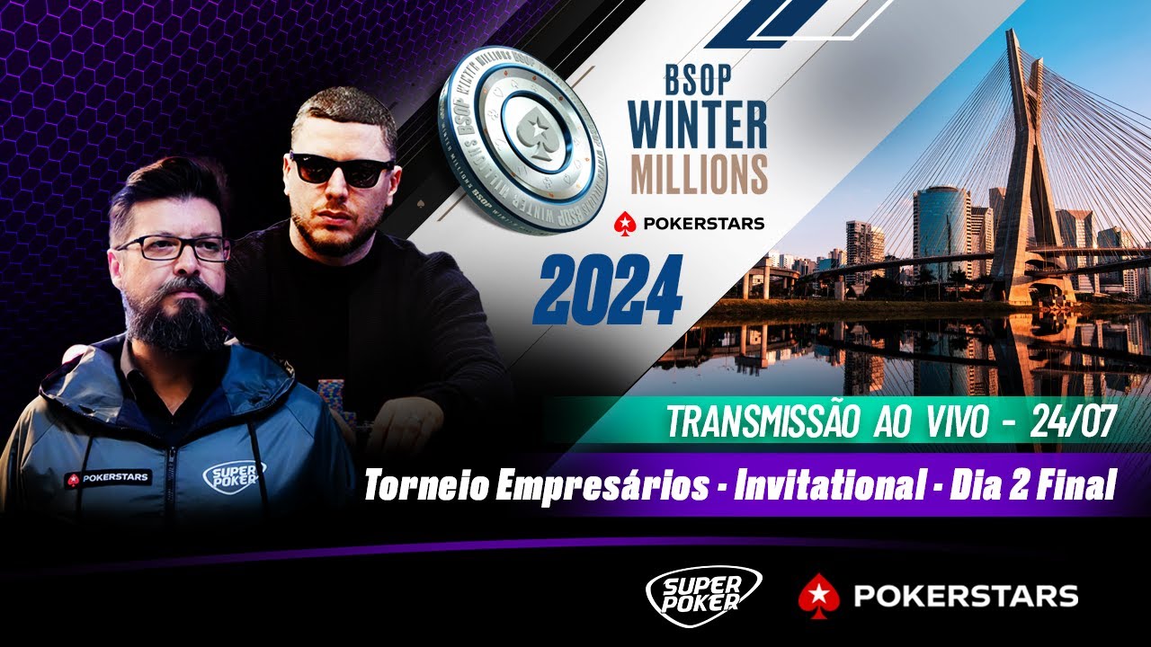 ♠ Dia Final - 25K Torneio dos Empresários Invitational do BSOP Winter Millions 2024 ♠