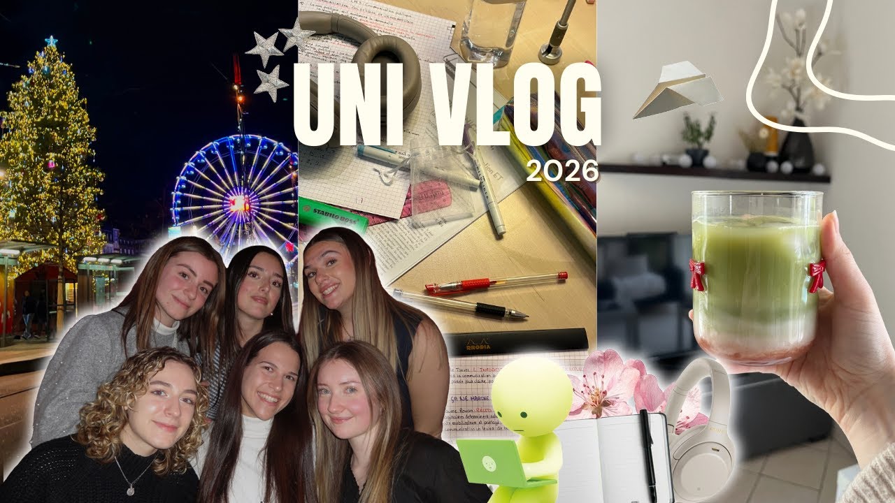 UNI VLOG | Une semaine de partiel avec nous ! (révisions, organisation, copines...)