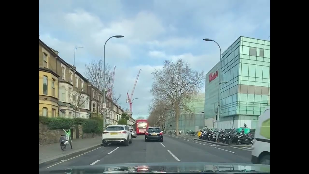 St Margaret's Station to Westfield London Car Park C via Shepherd's Bush Green to Wood Lane