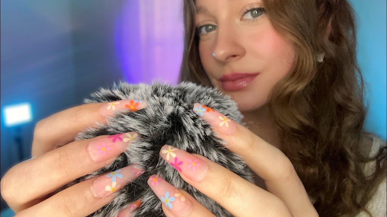ASMR | Scratching your Brain (fluffy mic scratching, massaging, brushing etc..)