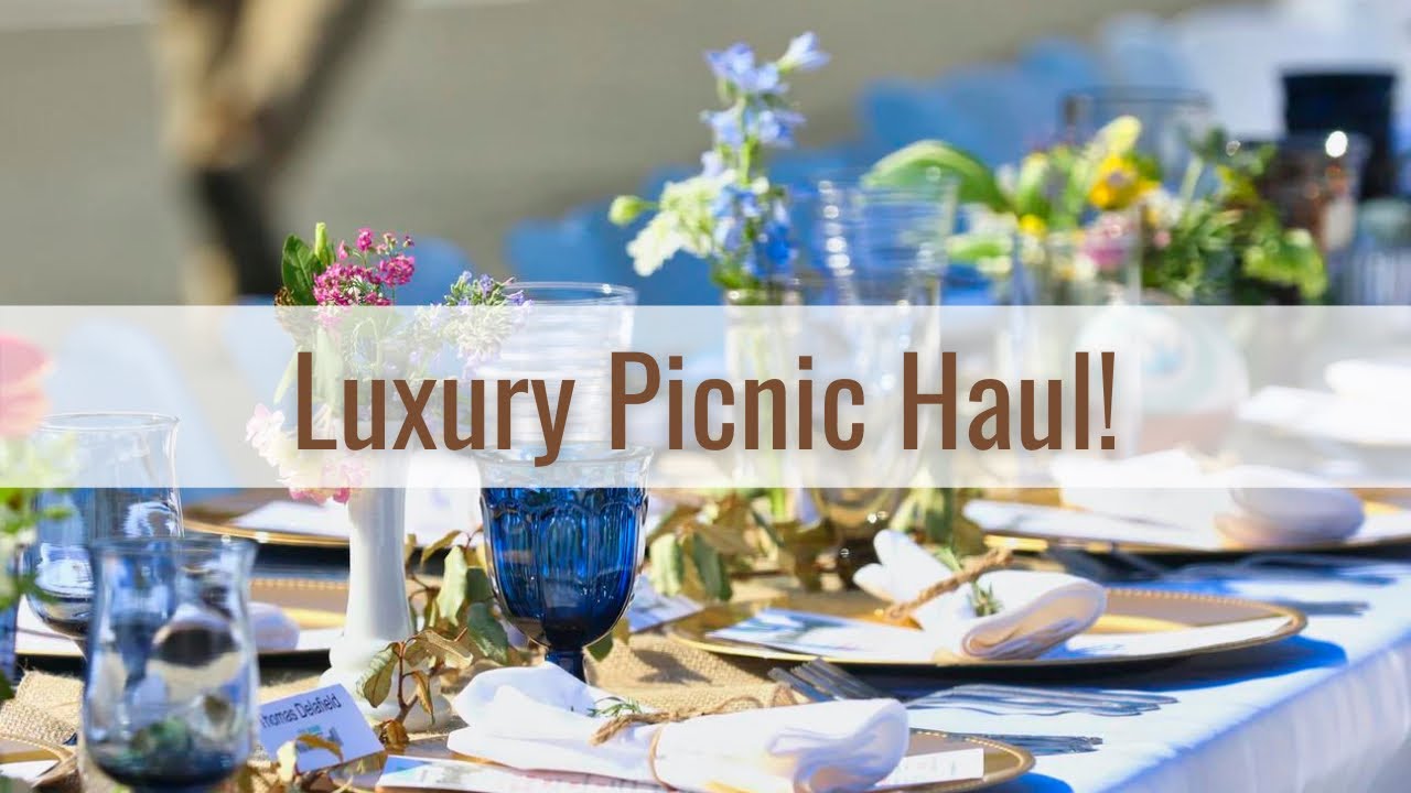 Amazon FINDS and MUST Haves For Your Luxury Picnic Business | LUXURY PICNIC HAUL