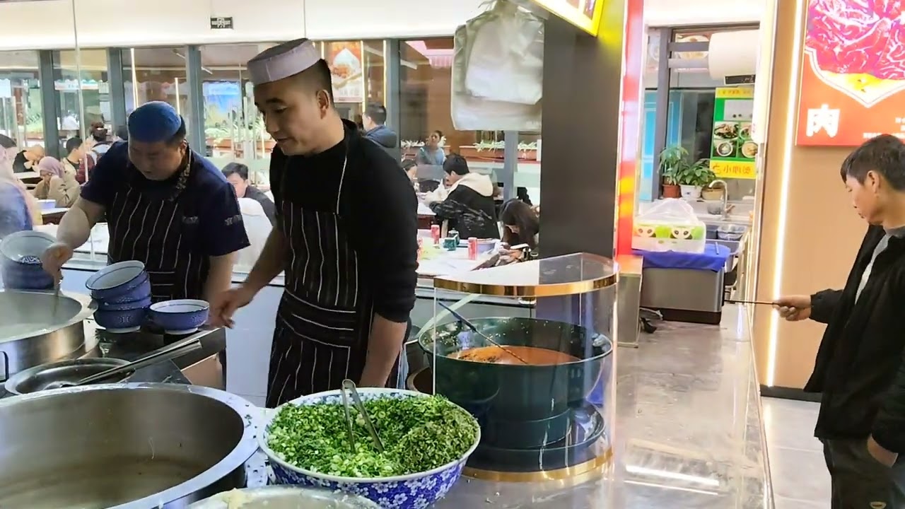 Muslim Pulled Noodles Restaurant in Kunming City, Yunan, China - 11 Jan 2026