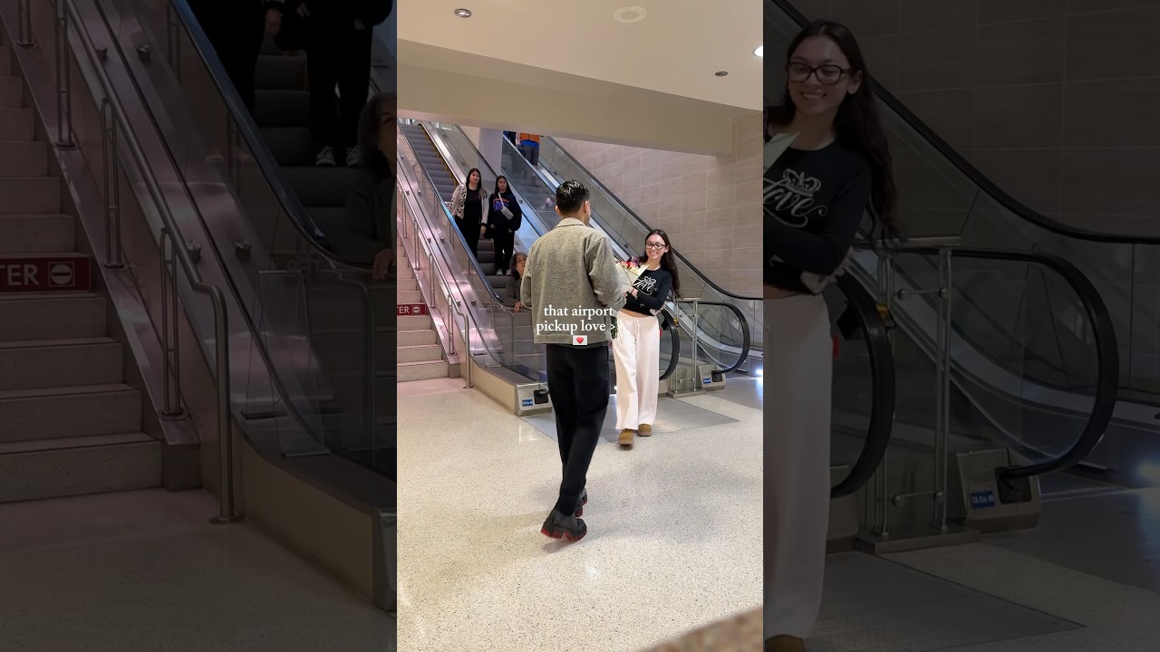 that airport pickup love💌 #couplespage #relationship #relatable #airportpickup #bfgf #kamilaandalex