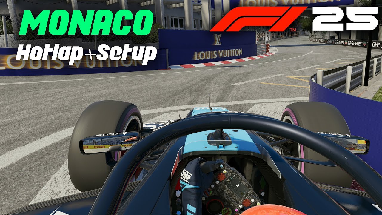 Настройка F1 25 Monaco + руководство по трассе (F2)