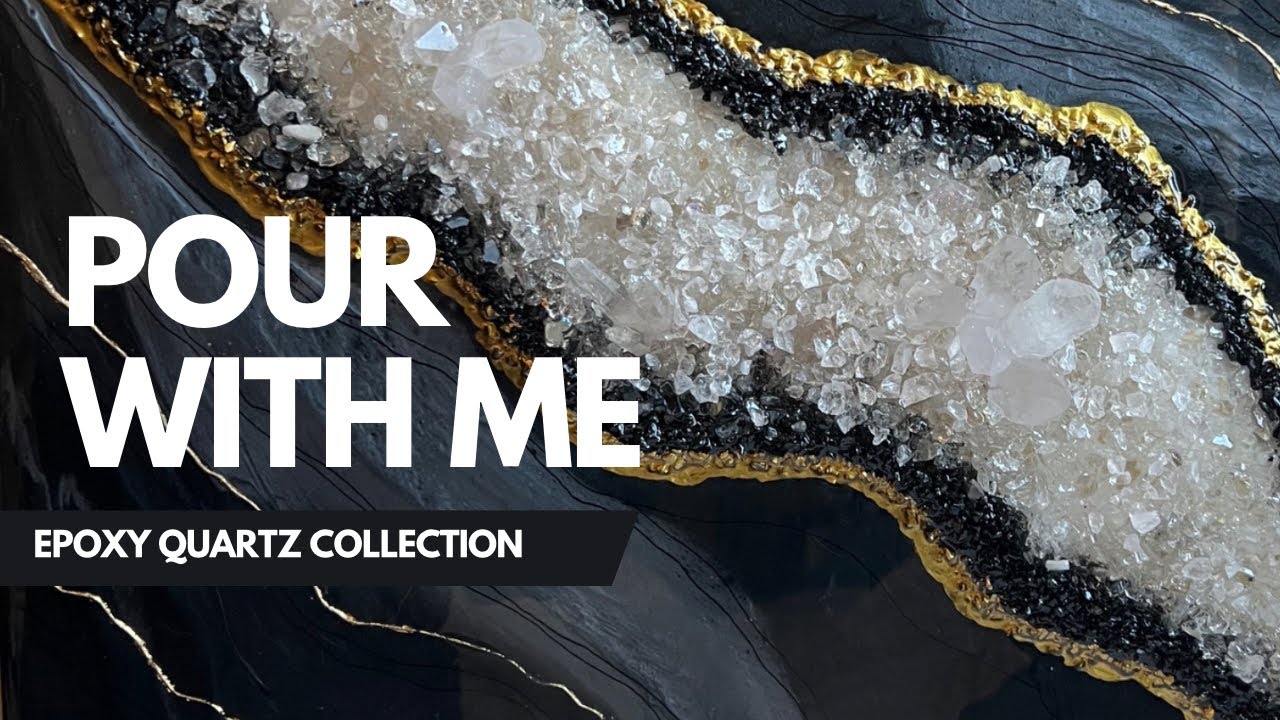 Clear Smoke | Epoxy Resin & Crystal Quartz