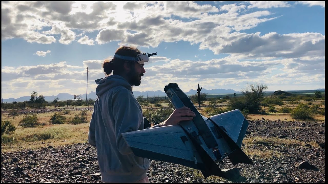 Ritewing Mini Drak FPV - Windy Day In The Mountains.