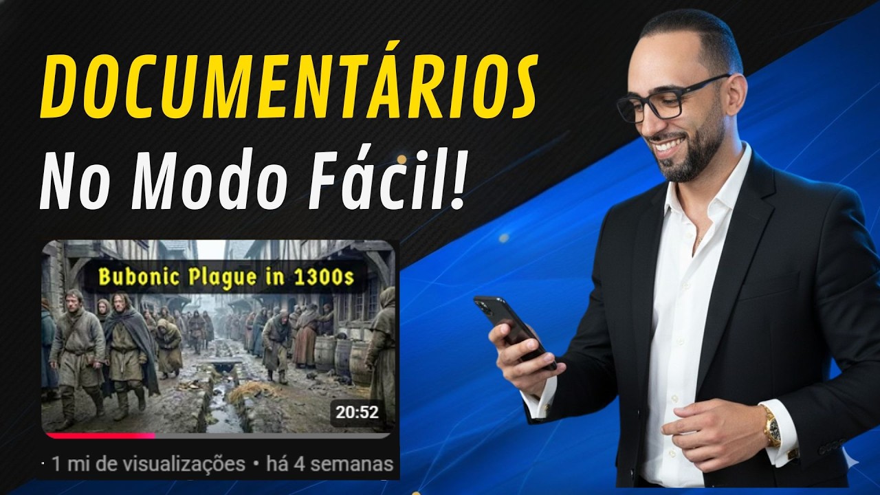 Ficou Fácil Fazer Canais de Documentário Assim! Monetização Acelerada