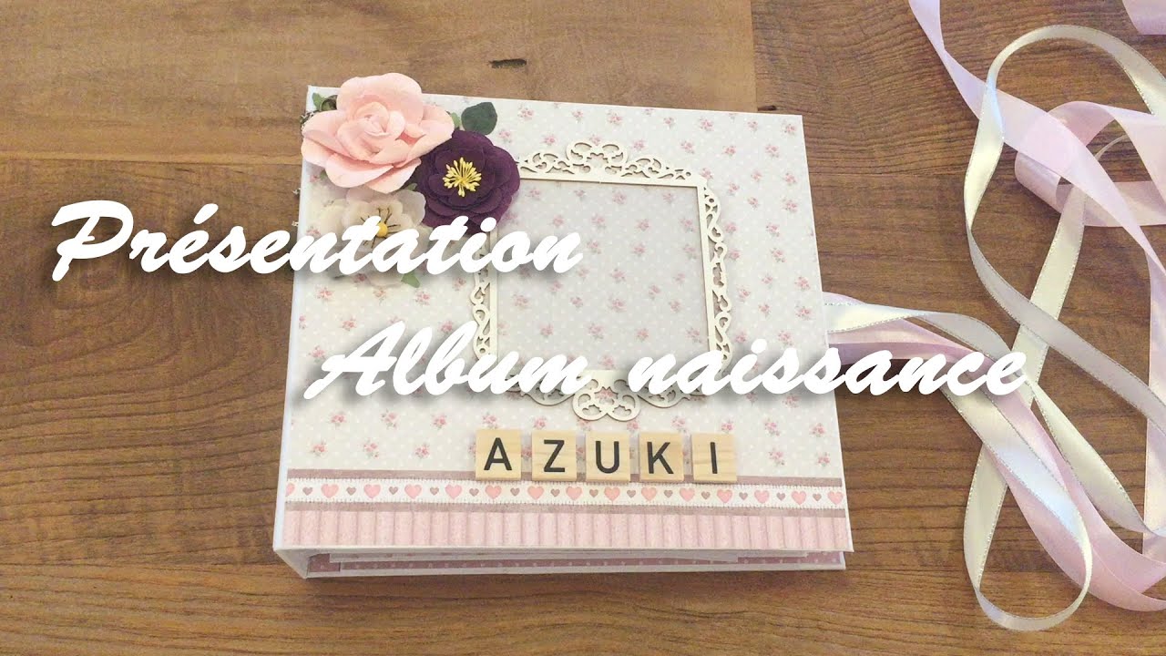 Présentation Album naissance fille - Papiers Stamperia