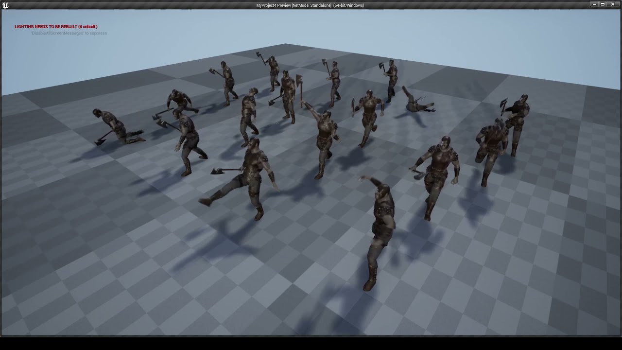 Orc warrior preview in UE4