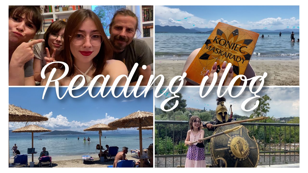 Ateny, nowy patronat, wakacje, zwiedzanie i ogromne słońce 📚 READING VLOG 📖🌞