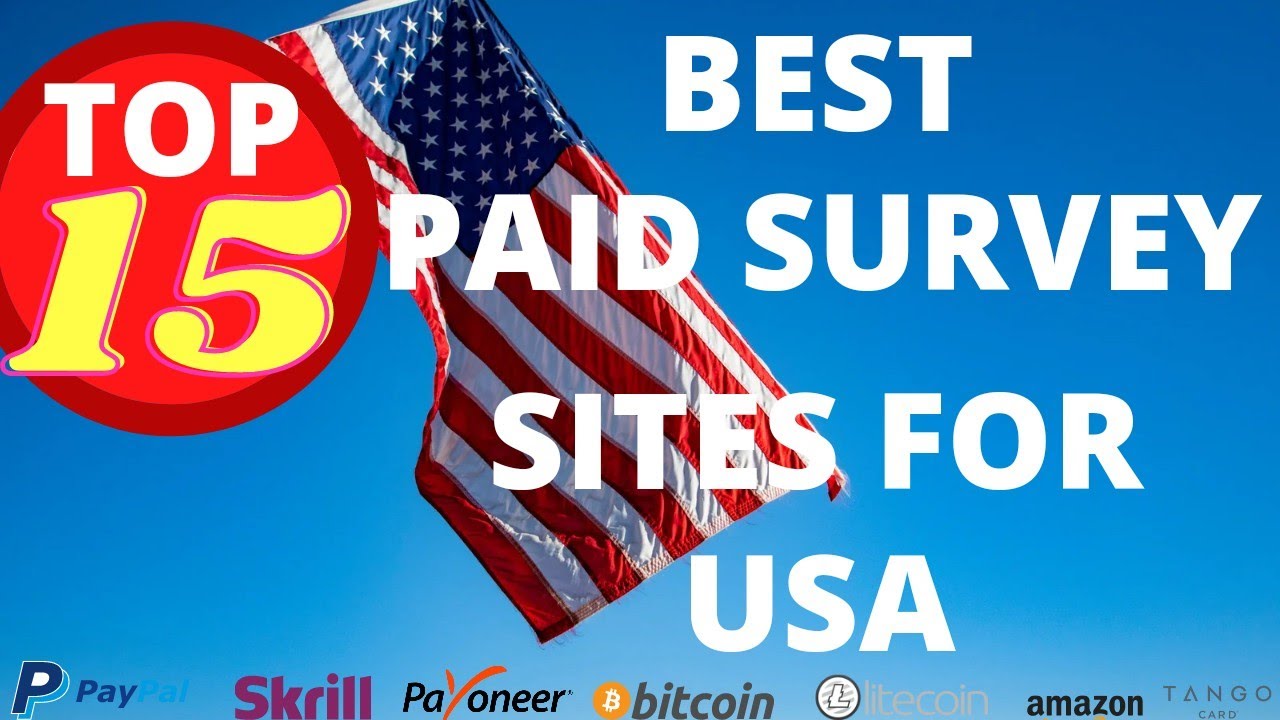 Top 15 Paid survey websites For USA With Payment Proof