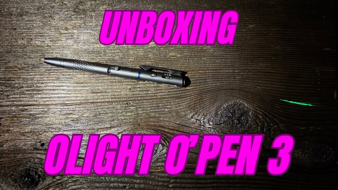РАСПАКОВКА ~ OLIGHT O’PEN 3 (с лазером!)
