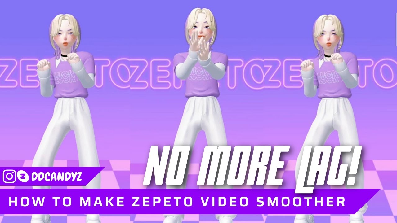 HOW TO MAKE ZEPETO VIDEO SMOOTHER & SHARP (no more glitch!)