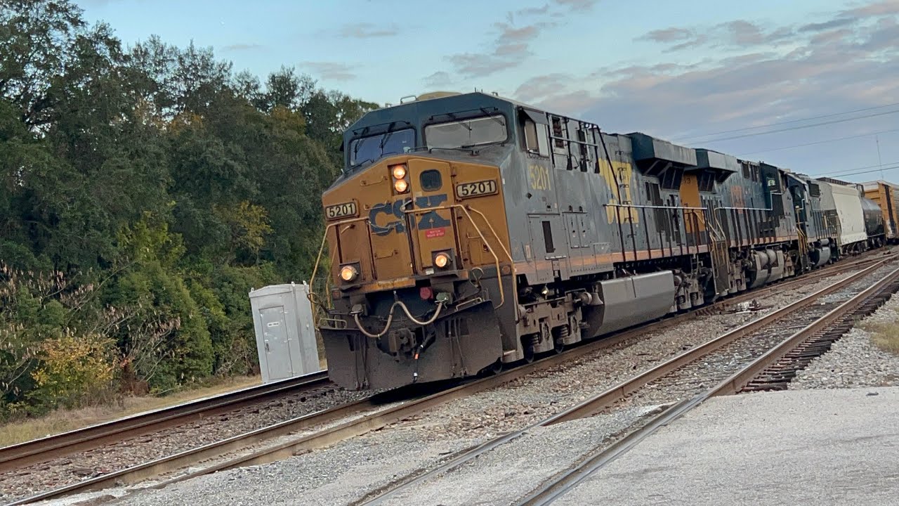 Approaching Brunel st Waycross ga on CSX Jesus subdivision 12/28/25 