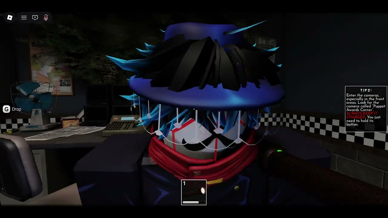 jugando fnaf en roblox