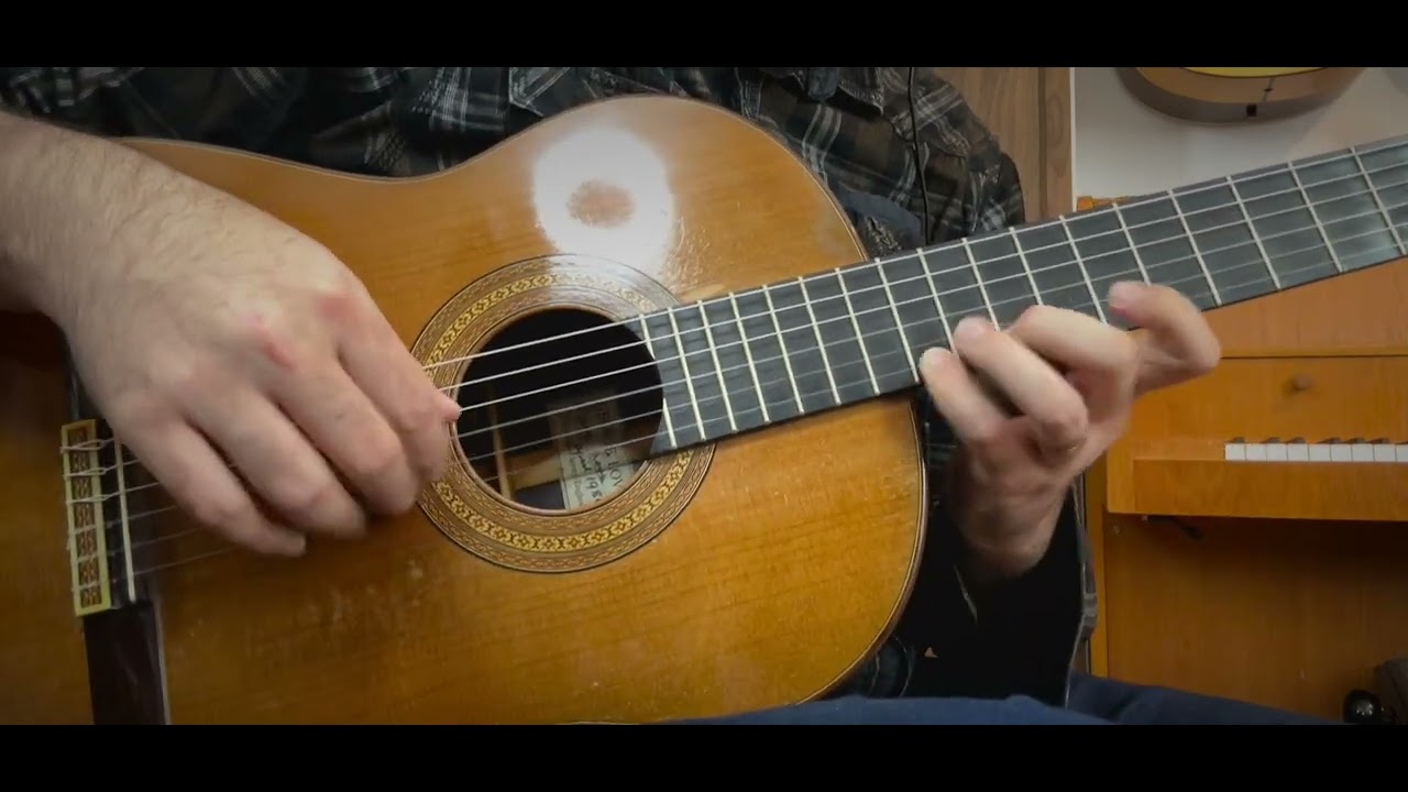 Mahna de Carnaval - George Love - Classical Guitar - England 1980 Cedar Rio-Palisander Jacaranda