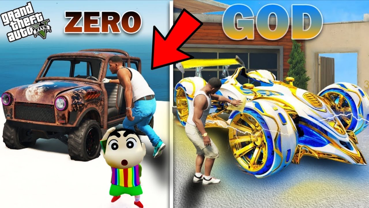 জিরো থেকে গড লেভেল গাড়ি আপগ্রেড | Shinchan Chop Gta Game