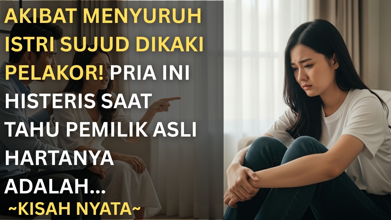 AKIBAT MENYURUH ISTRI SUJUD DI KAKI PELAKOR! Pria Ini Histeris Saat Tahu Siapa Pemilik Asli Hartanya